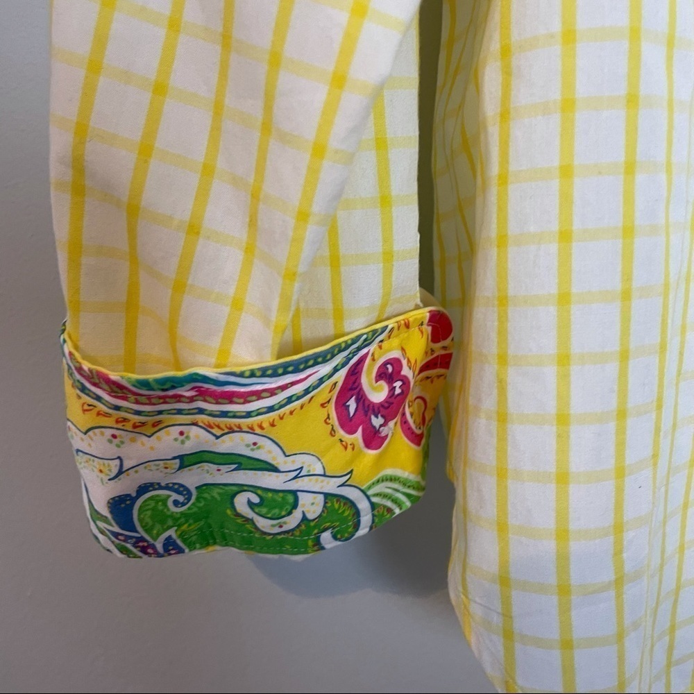 Lauren Ralph Lauren Plaid and Paisley Shirt - Picture 8 of 11